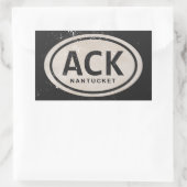  ACK Nantucket MA Beach Label Stickers (Tas)