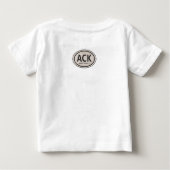  ACK Nantucket MA Beach Label T-shirt (Achterkant)