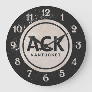  ACK Nantucket Massachusetts Beach Label Grote Klok