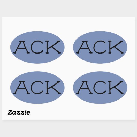 "ACK" Nantucket Sticker (Vel)