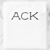"ACK" Nantucket Sticker 2 (Tas)