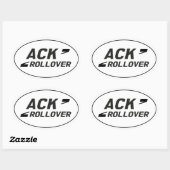 ACK ovaal Ovale Sticker (Vel)