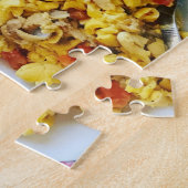 Ackee, Dumplins, Plantains en Fruit Jamaica Legpuzzel (Zijkant)