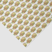 Ackee en Saltfish Kabeljauw Jamaican Caribbean Foo Tissuepapier (Detail)