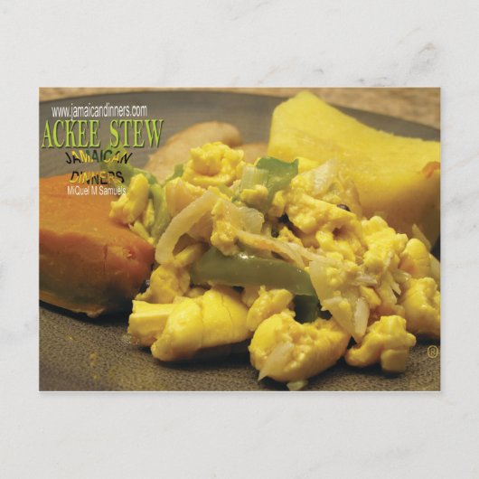 Ackee Fruit Stew Briefkaart (Voorkant)
