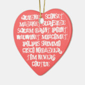ACKnoKnowledge Nantucket Places Keramisch Ornament (Links)