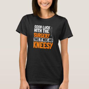 ACL de kniewederopbouw van de chirurgie neemt het  T-shirt