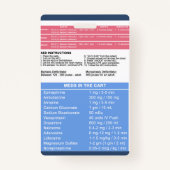 ACLS-algoritme van Nurse Cheats® Badge (Achterkant)