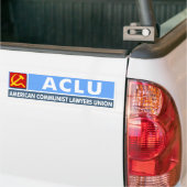 ACLU: American Communist Lawyers Union Bumpersticker (Op Truck)