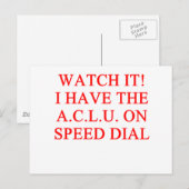 ACLU-grap Briefkaart (Voorkant / Achterkant)