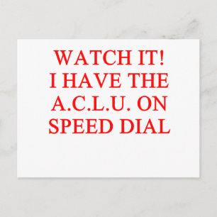 ACLU-grap Briefkaart