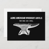  Acme Anvils Briefkaart (Voorkant / Achterkant)