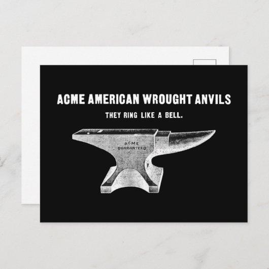  Acme Anvils Briefkaart (Voorkant / Achterkant)