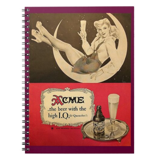acme bier notitieboek (Voorkant)