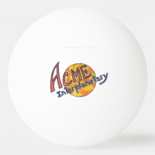 ACME INTERPLANETARY Ping-Pong Ball (Voorkant)