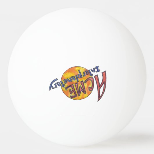 ACME INTERPLANETARY Ping-Pong Ball (Achterkant)