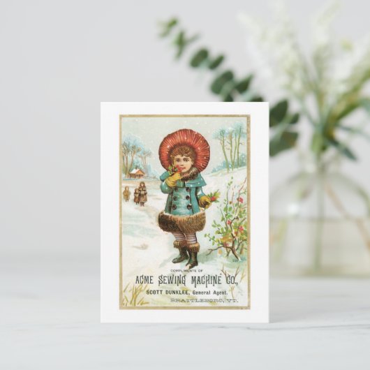 Acme naaimachine Co Briefkaart (Staand voorkant)