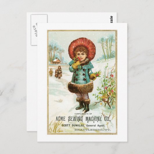 Acme naaimachine Co Briefkaart (Voorkant / Achterkant)