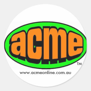 ACME-Sticker Ronde Sticker