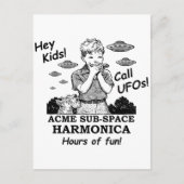 Acme Sub-Space Harmonica (roept UFO's) Briefkaart (Voorkant)