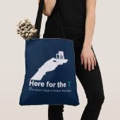 ACMT Hier voor het T Tas Blauw (Dichtbij)