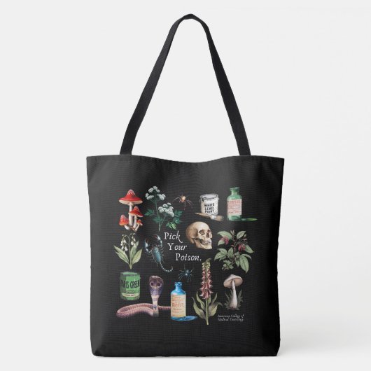 ACMT  Kies uw Poison Black Tas (Achterkant)