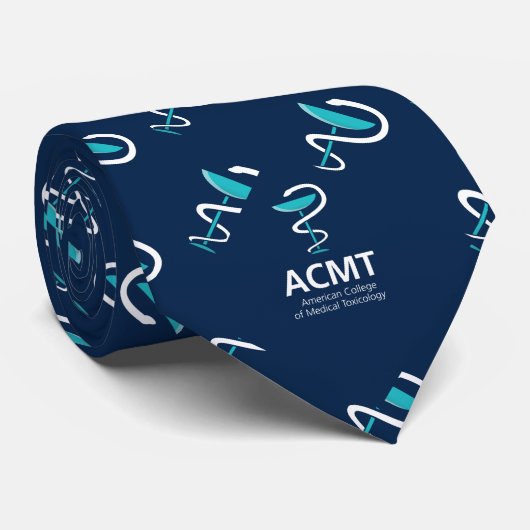 ACMT Logo Blue Stropdas (Opgerold)