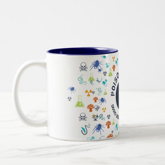 ACMT Poison Doctor Blue Two-Tone Coffee Mok (Links)