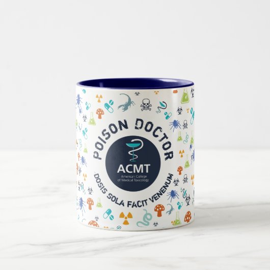 ACMT Poison Doctor Blue Two-Tone Coffee Mok (Center)