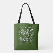 ACMT Poison Garden Green Tote Bag (Achterkant)