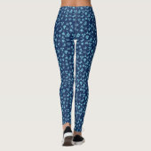 ACMT Poison Pattern Dark Blue Leggings (Achterkant)