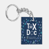 ACMT Tox Doc Square Acrylische Sleutelhanger (Voorkant Links)