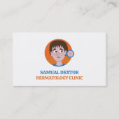 Acne Design, Dermatologist, Dermatology Clinic Visitekaartje (Voorkant)