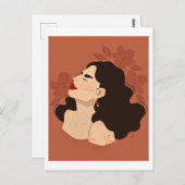 Acne positieve schoonheid briefkaart (Voorkant / Achterkant)