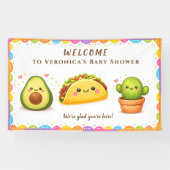 aco bout a Baby Shower Welcome Poster Banner (Horizontaal)