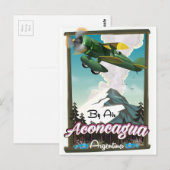 Aconcagua — Argentijnse  gedrukte posters. Briefkaart (Voorkant / Achterkant)