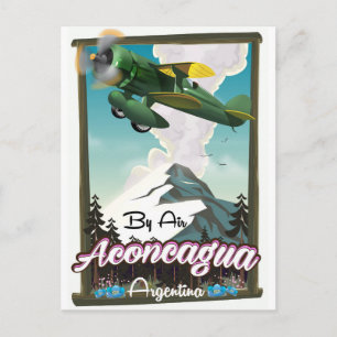 Aconcagua — Argentijnse  gedrukte posters. Briefkaart