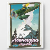 Aconcagua Argentinië reisposter Fotoplaat (Voorkant)