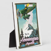 Aconcagua Argentinië reisposter Fotoplaat (Zijkant)