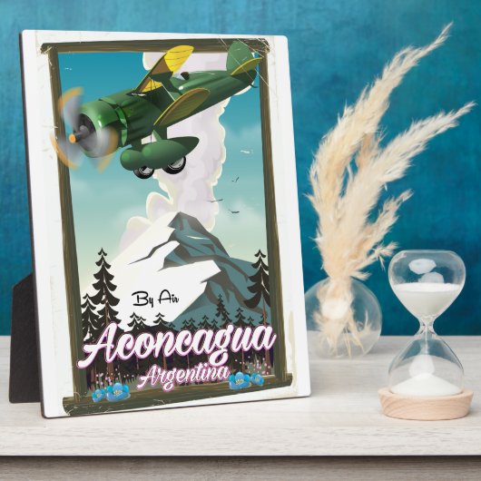 Aconcagua Argentinië reisposter Fotoplaat (Zijkant)