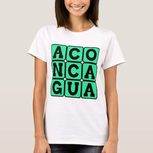 Aconcagua, Berg in Argentinië T-shirt (Voorkant)