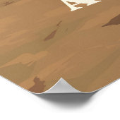 Aconcagua Berg Reisposter Poster (Hoek)