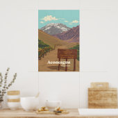Aconcagua Berg Reisposter Poster (Keuken)