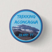 Aconcagua Mountain Beklimmen Button op grote hoogt (Voorkant)