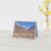 Aconcagua National Park Fathers Day Kaart (Gele Bloem)