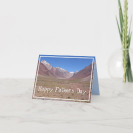Aconcagua National Park Fathers Day Kaart