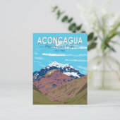 Aconcagua Provincial Park Argentinië Reizen  Briefkaart (Staand voorkant)