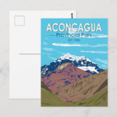 Aconcagua Provincial Park Argentinië Reizen  Briefkaart (Voorkant / Achterkant)