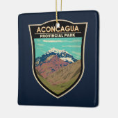 Aconcagua Provincial Park Argentinië Reizen  Keramisch Ornament (Links)