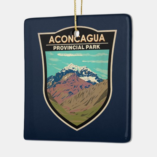 Aconcagua Provincial Park Argentinië Reizen Keramisch Ornament (Links)